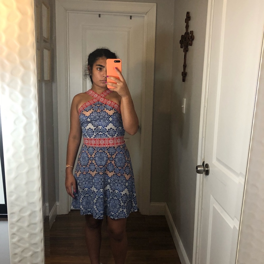BCBG MaxAzria patterned dress